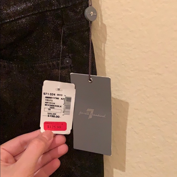 7 for all man kind coated pants. - Picture 3 of 3